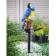 Garden lamp on the solar battery "Blue Ara", 45 cm, 1 LED, glow warm white