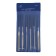 A set of dumps of diamond tundra, rubberized handles, 70 x 160 x 4 mm, 6 pcs.