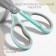 Scissors are universal, mowed blade 7.5 ", 17.5 cm, color mix