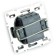 2-clavy switch (mechanism), Stekker series Erna, PSW10-9104-03, black