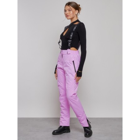 Semi -combinezone ski insulated female winter, size 48, pink color-1
