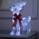 Figure Acryl. "Deer" 32 cm, 40 LED, 220V, white glow