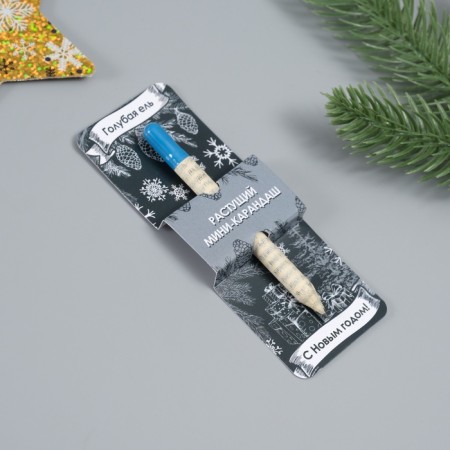 Growing gift pencils Mini "Blue spruce"-1