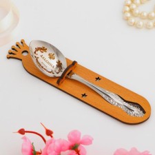 Spoon Named, tea, with an engraving 