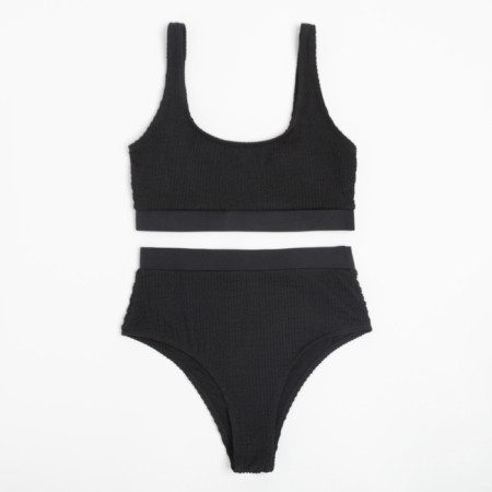 Separate Minaku women's swimsuit with a top color black, size 46-4