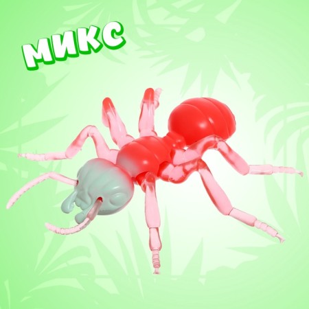 Toy-jerk "ant", with silicone paws, mix-5