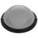 Half -sphere bosu gymnastic, massage, with a pump, 46x20 cm, color gray color