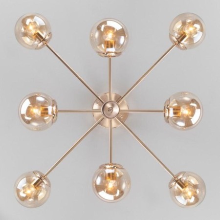 ASCOT chandelier, 8x60W E27, color gold-2