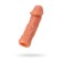 Nozzle with additional stimulation, realistic, TPR, bodily, 12.7 cm