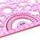 Set of stencils, 2 pieces, plastic, geometric shapes mix