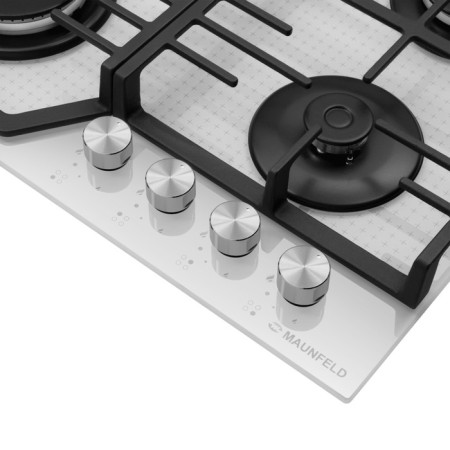 Hlect surface Maunfeld EGHG.64.73CW/G, gas, 4 burners, white-7