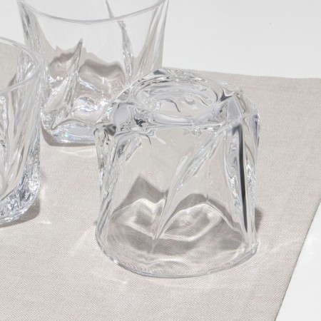 A set of low glasses, glass, d = 9 cm, h = 9 cm, 310 ml, 6 pcs-2