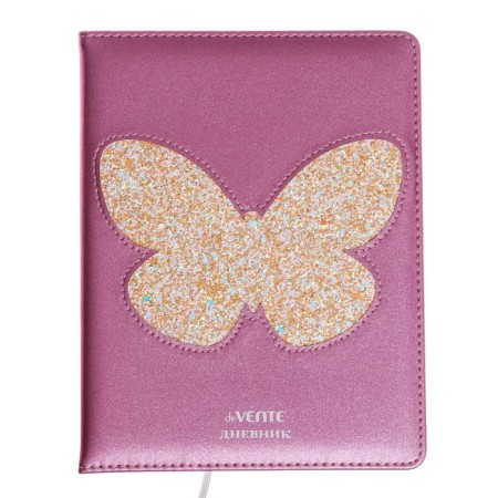 Universal diary for Butterfly 1-11 grade, hard cover, artificial leather, foam rubber, liesse, 80 g/m2