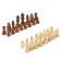 Chess figures, wood, king H-9 cm, pawn H-4 cm