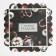 Box for confectionery with PVC lid "Red", 21 x 21x 3 cm, New Year