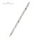 Chernographic pencil 2.0 mm Happy Graphix "Girl and unicorn. Hearts", HB, three -sided