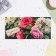 Money envelope "Congratulations!" Raspberry roses, 8.3x16.7 cm