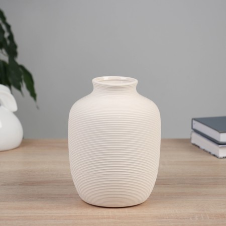 VAZ Coramics Table "Marso" Barrel, D-6CM, 18x11 cm, white