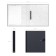 A4 folder on 2 rings, 35 mm spine, Erichkrause Work Inside, laminated cardboard 1.75 mm, black, up to 250 sheets