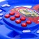 Musical toy "Super Right", sound effects, works from batteries, blue color