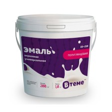 Acrylic universal enamel, half-gloss EG-210, 1 kg