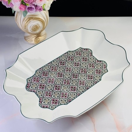 Rectangular dish Lenardi "Daria", length 45 cm-1