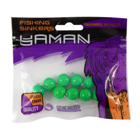 Cargo Cheburashka painted collapsible Yaman 10 pcs., 16 g, green-4