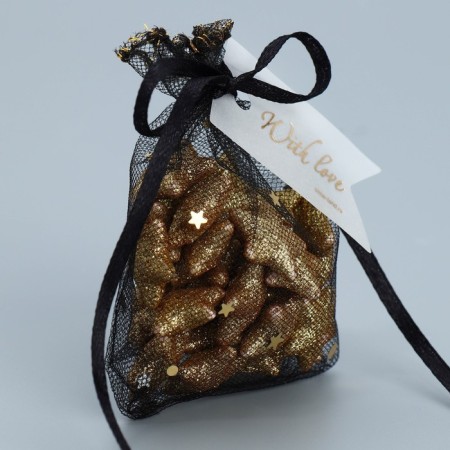 Gift bag from tulle "Night", 7 x 9 cm +/- 1.5 cm-2