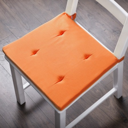 A set of pillows for the chair "Billy", size 37 x 42 x 3 cm - 2 pcs, orange