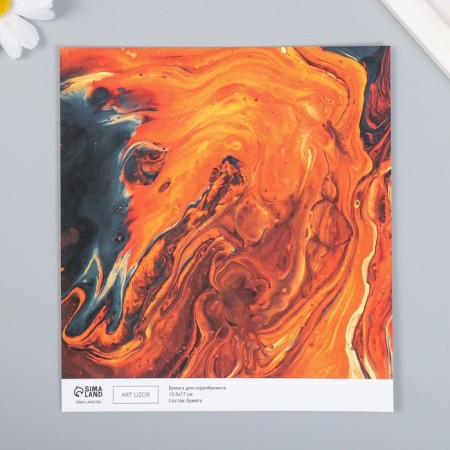 Scrapbooking "Lava Stream" density 180 g 15.5x17 cm-1
