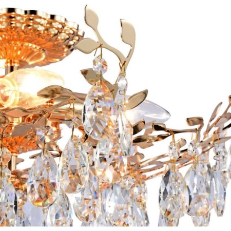 Ceiling chandelier Sofia 8xe14 40w, size 60x60x25 cm, color gold-2