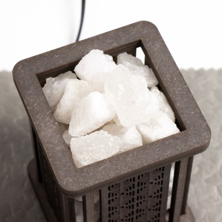 Salt lamp "Central squares" E14 15W-3