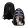 School backpack, 40 x 27 x 20 cm, Grizzly, ergonomic back, laptop department, black
