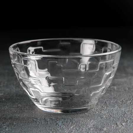Glass Labyrinth salad bowl, 250 ml, d = 11 cm