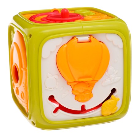 Developing toy "smart cube", 3 in 1: ionic, sorter, bisikub, sound-2