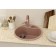 Kitchen wash Ulgran u108-331, d = 505 mm, white color
