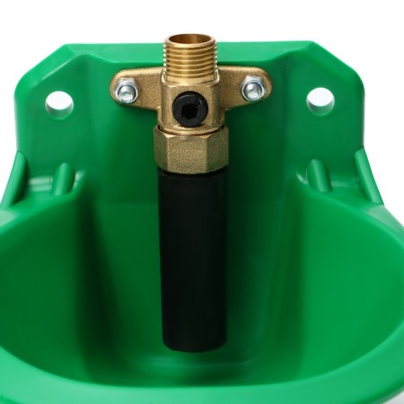 Chiper Chalice for cattle, pigs, goats, 17 × 18 × 7 cm, plastic, green, Greengo-2