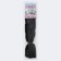 Zumba Kanecalon is monophonic, corrugated, 60 cm, 100 g, black color (#ay2)