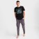 Pajama men's kaftan "not enough" R.56, black/gray