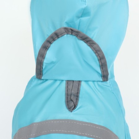 Combiason for dogs, demi -season with a visor, size L (DS 36, OG 51, Osh 40 cm), blue-6