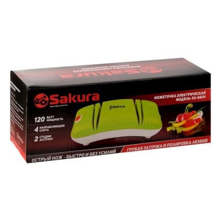 Sakura SA-6604R knives sharpener, electric, 120 watts, red-6