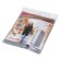 Hausmann clothing cover, with a PVC wall and pens 60x140 cm, gray