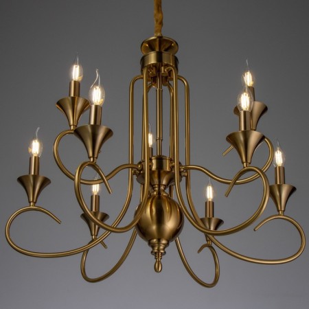 Causte "Delly" 9x40W E14 Brass 70x70x61 cm Bayerlux-2