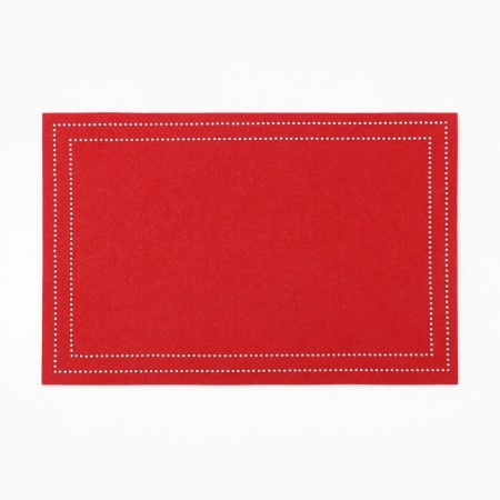 A set of decorative napkins Ethel "Style" central red 30x40 ± 5cm-4 pcs, felt-1