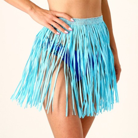 Hawaiian skirt, 40 cm, blue color