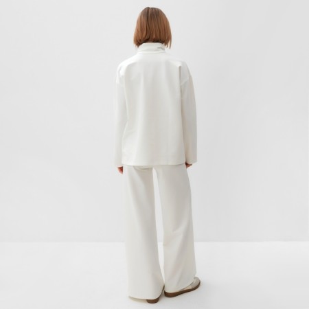 Costume (jumper, trousers) minku: casual collection Ecrew color, size 52-5