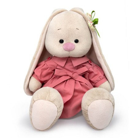 Soft toy "Bunny mi in stylish trench coat", 34 cm