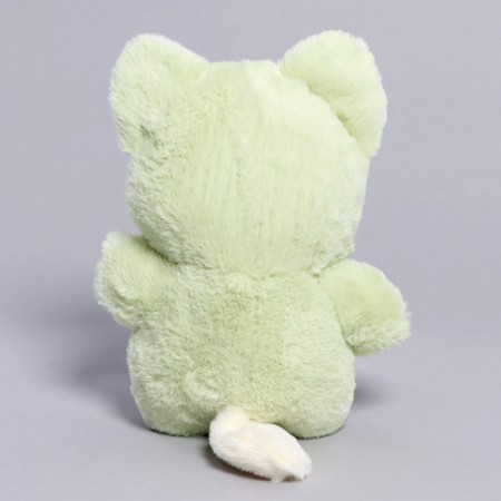 Soft toy "Super Cat", green color-5