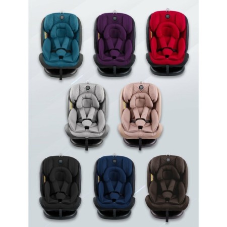 AMAROBABY BRILLANT, ISOFIX fastening, class D, group 0+/1/2/3 (0-36 kg), Biryuzovoy color, Brierous Class-16