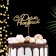Topper "Happy Birthday", gold, mix, 5 different in the packing, give beautifully